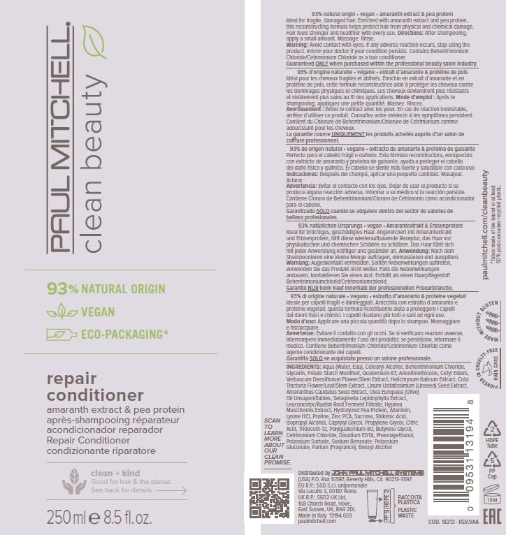 Paul Mitchell on bathroom shelf in sustainable packaging promoting eco benefit