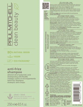 Paul Mitchell in-bathroom use showing product improving manageability and smoothness