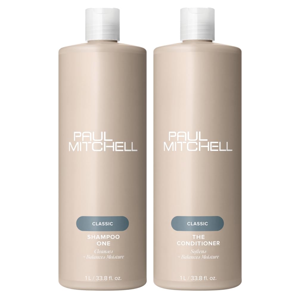 Paul Mitchell liter duo front packaging showing bottles and labels for easy identification and professional results