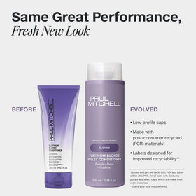 Paul Mitchell back label close-up listing ingredients and usage benefit transparency