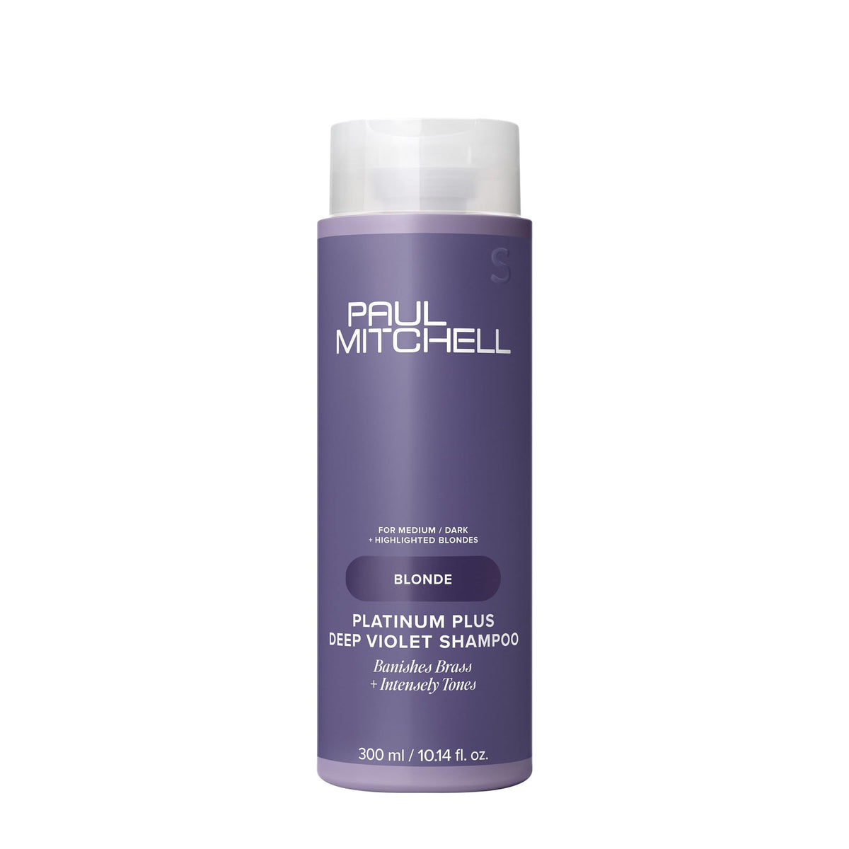 Paul Mitchell front bottle view showing product and toning benefit