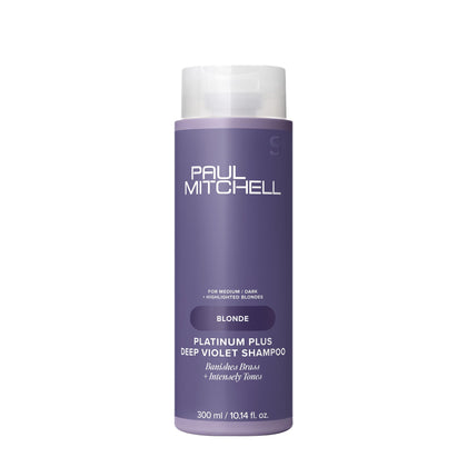 Paul Mitchell front bottle view showing product and toning benefit