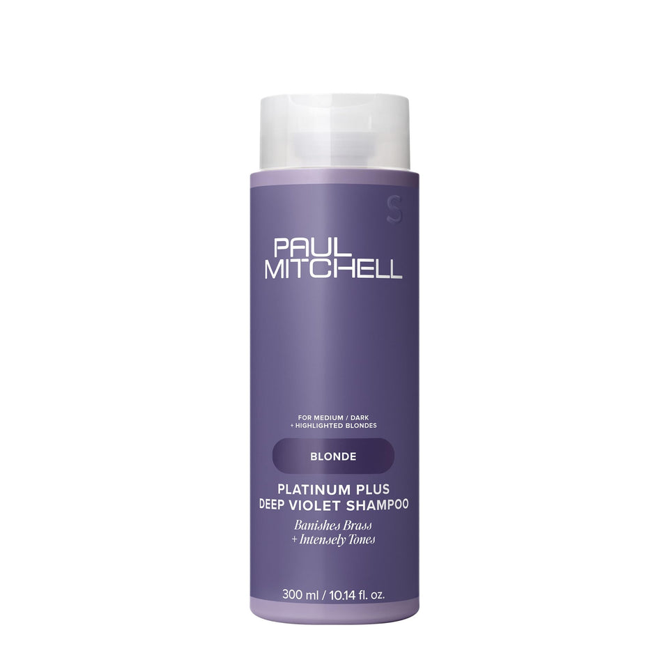 Paul Mitchell front bottle view showing product and toning benefit