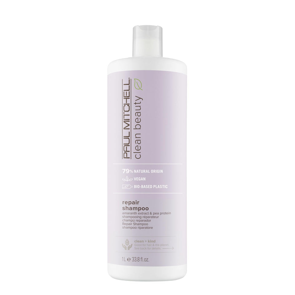 Paul Mitchell bottle front packaging shows clean beauty design and strength benefit