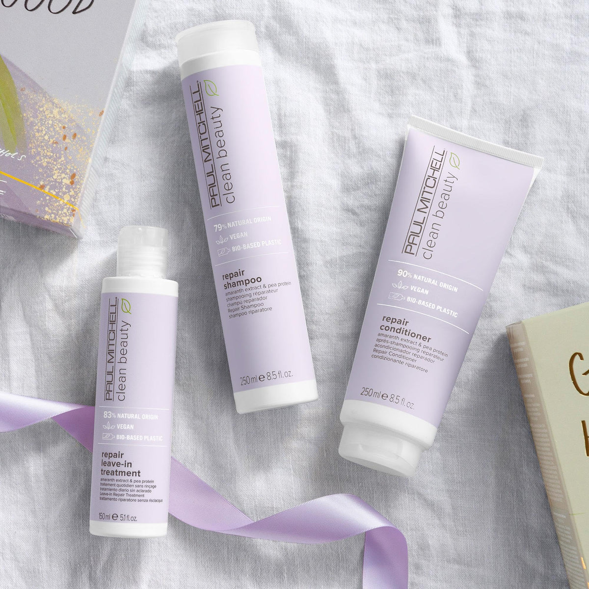 Paul Mitchell shampoo in bathroom setting demonstrating everyday salon-quality benefit