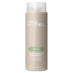 Paul Mitchell serum on hand showing lightweight texture and fast-drying benefit