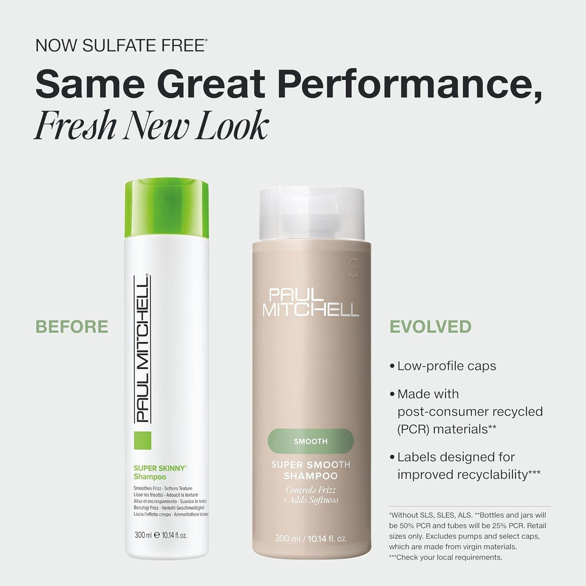 Paul Mitchell shampoo pump close-up highlighting gentle, color-safe lather benefits
