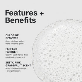 Label close-up on Paul Mitchell Shampoo Three highlighting vegan, paraben-free benefits