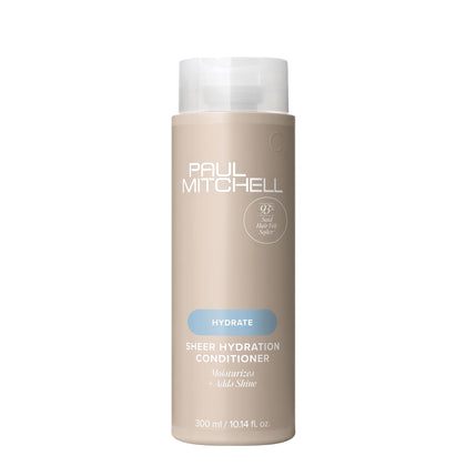 Paul Mitchell front bottle view showing product and hydration benefits