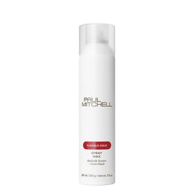Paul Mitchell spray wax front packaging showing product benefit of lightweight texture