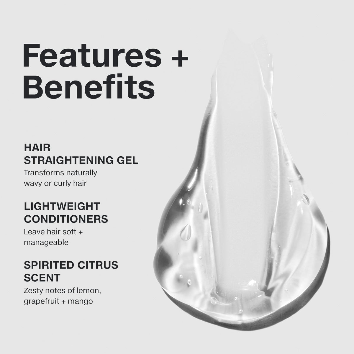 Paul Mitchell gel texture close-up showing lightweight slip for smoother styling