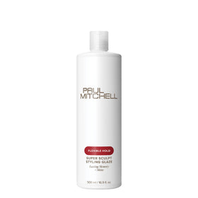 Paul Mitchell Super Sculpt front bottle view showing clean salon packaging and benefit