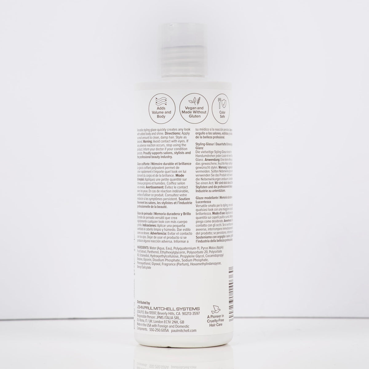 paul mitchell recyclable packaging detail highlighting PCR materials and sustainability