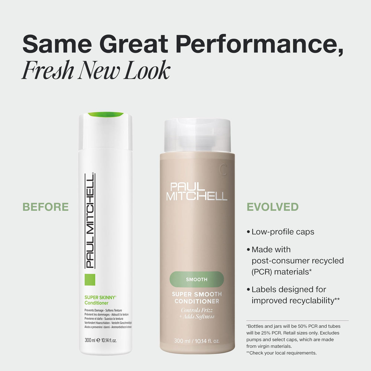 Paul Mitchell Super Smooth creamy conditioner texture showing smooth slip