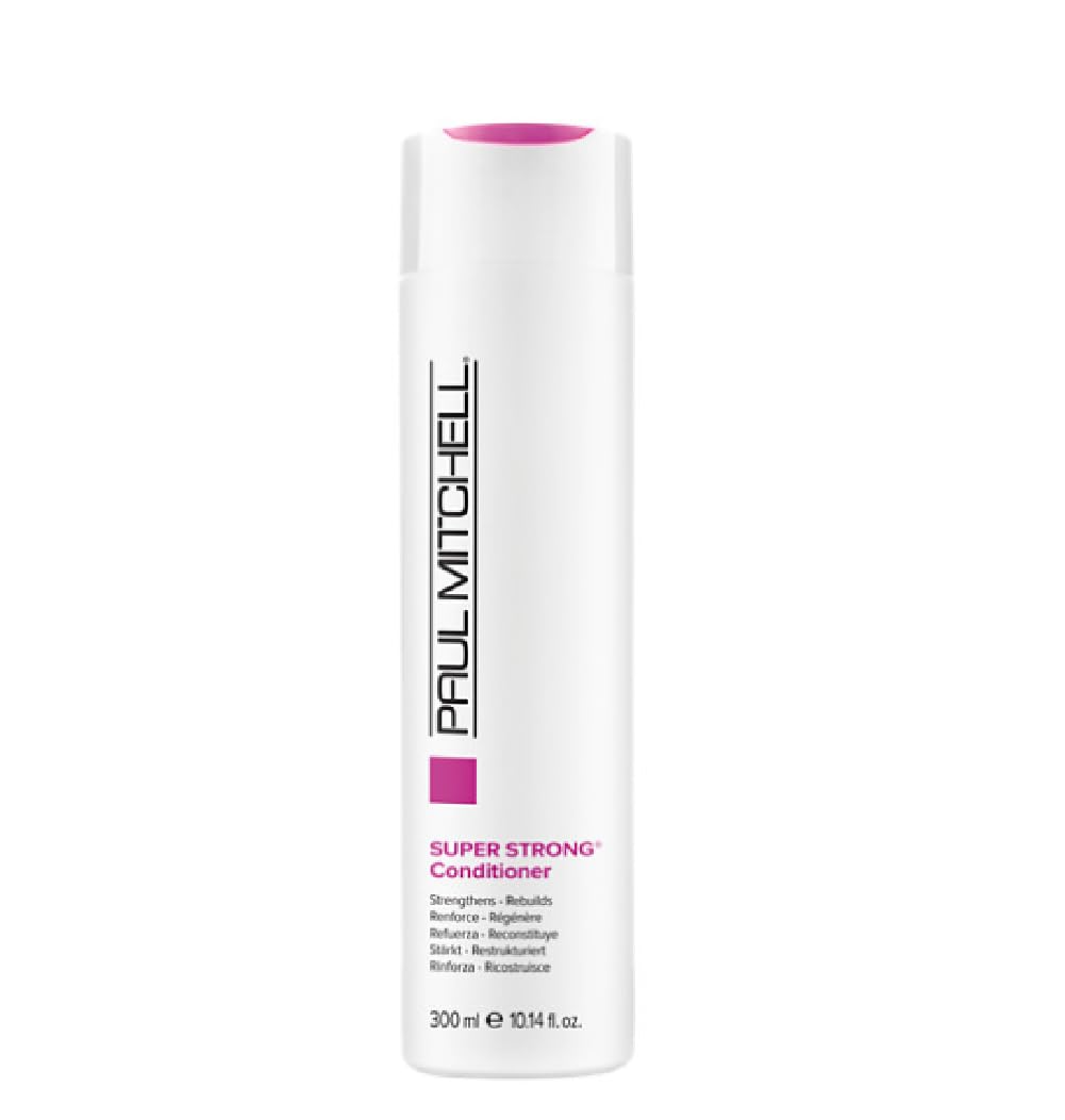 Paul Mitchell Super Strong front packaging showing strength benefits