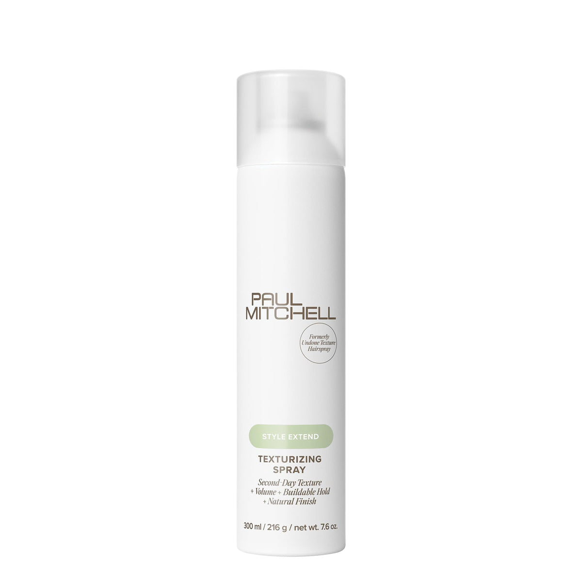 Paul Mitchell spray front packaging showing size and label for easy identification