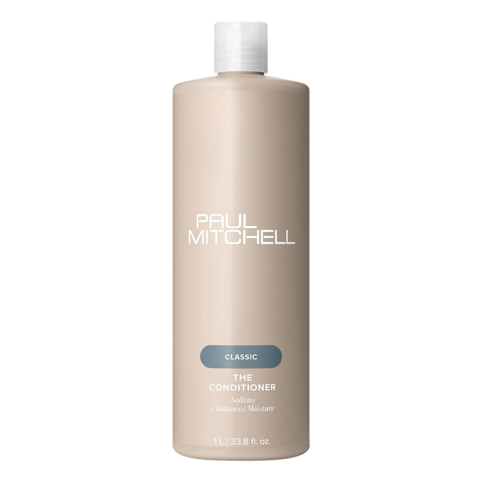 paul mitchell front packaging shows large 33.8 fl oz bottle and clear branding for value