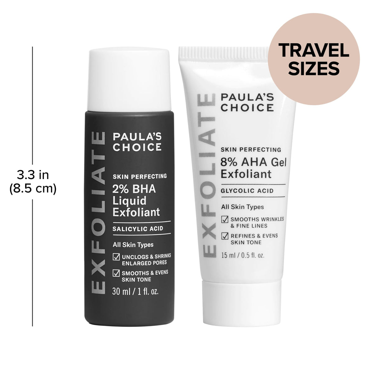 Paula's Choice 8% AHA gel texture close-up highlighting smooth application