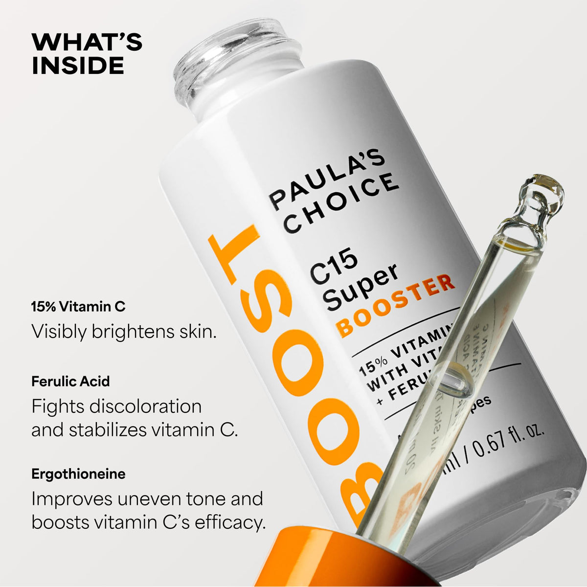 Paula's Choice few drops on hand showing concentrated formula benefit
