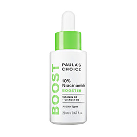 Paula's Choice front bottle image showing sleek booster packaging and clarity benefit