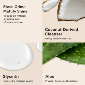 Paula's Choice close-up label detail highlighting ingredients and fragrance-free benefit