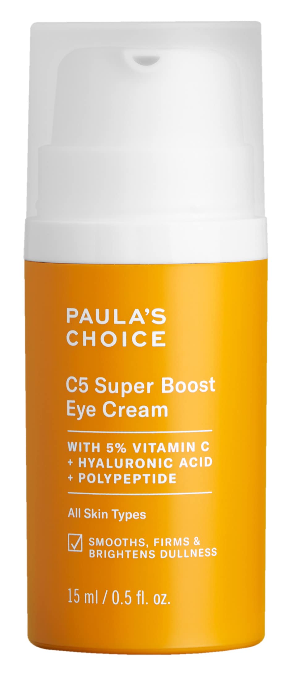 Paula's Choice front packaging showing product label and size, conveys clarity