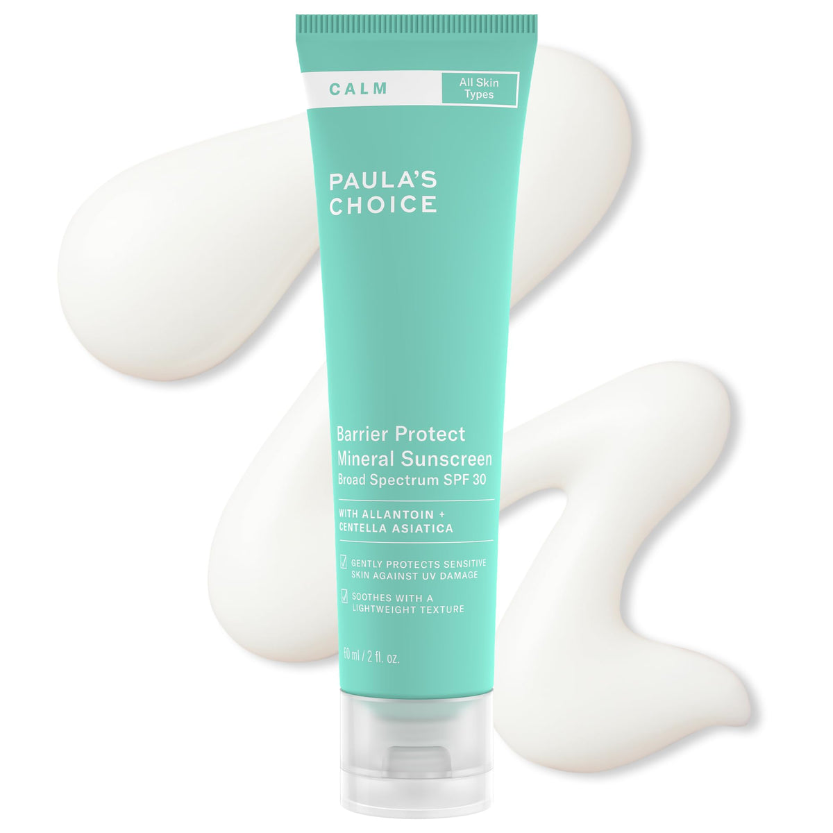 Paula's Choice front packaging showing SPF 30 and calm moisturizer benefit