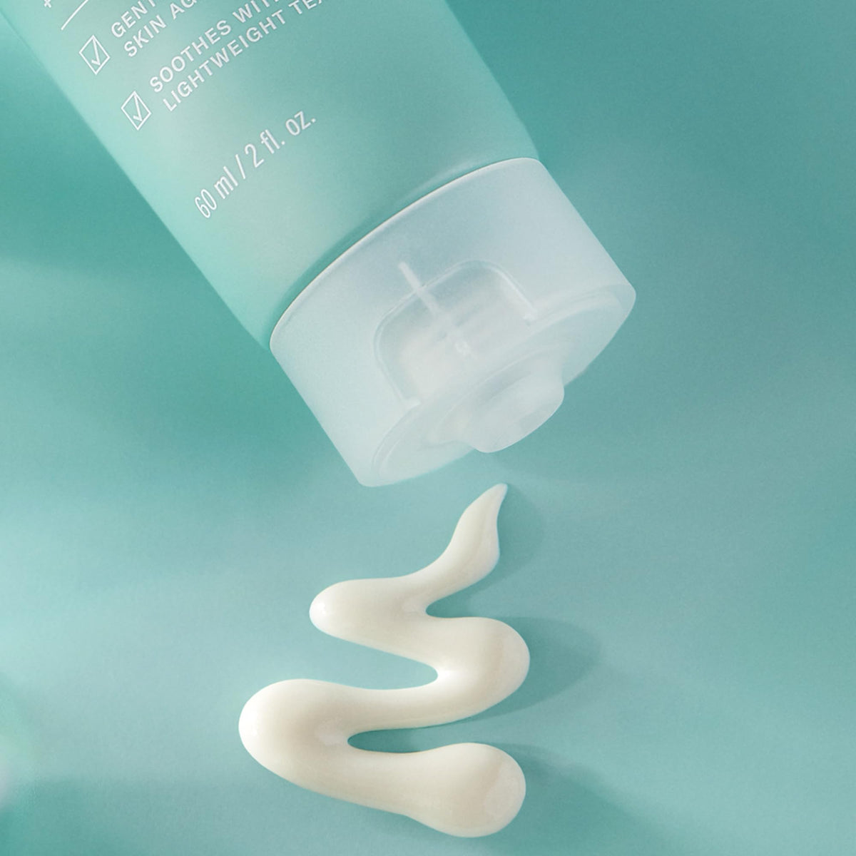Paula's Choice being applied to cheek demonstrating soothing, even coverage