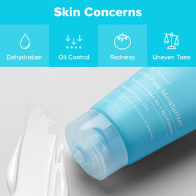 Paula's Choice moisturizer held in hand for size comparison, travel-friendly convenience