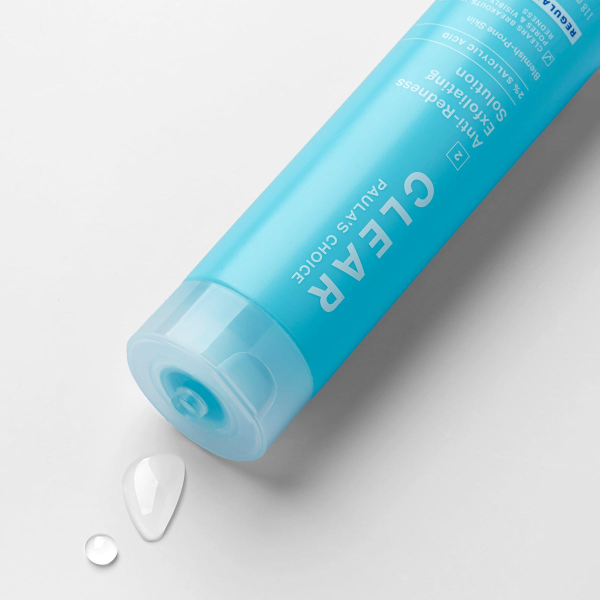 Paula's Choice exfoliant texture close-up dropper illustrating lightweight absorption