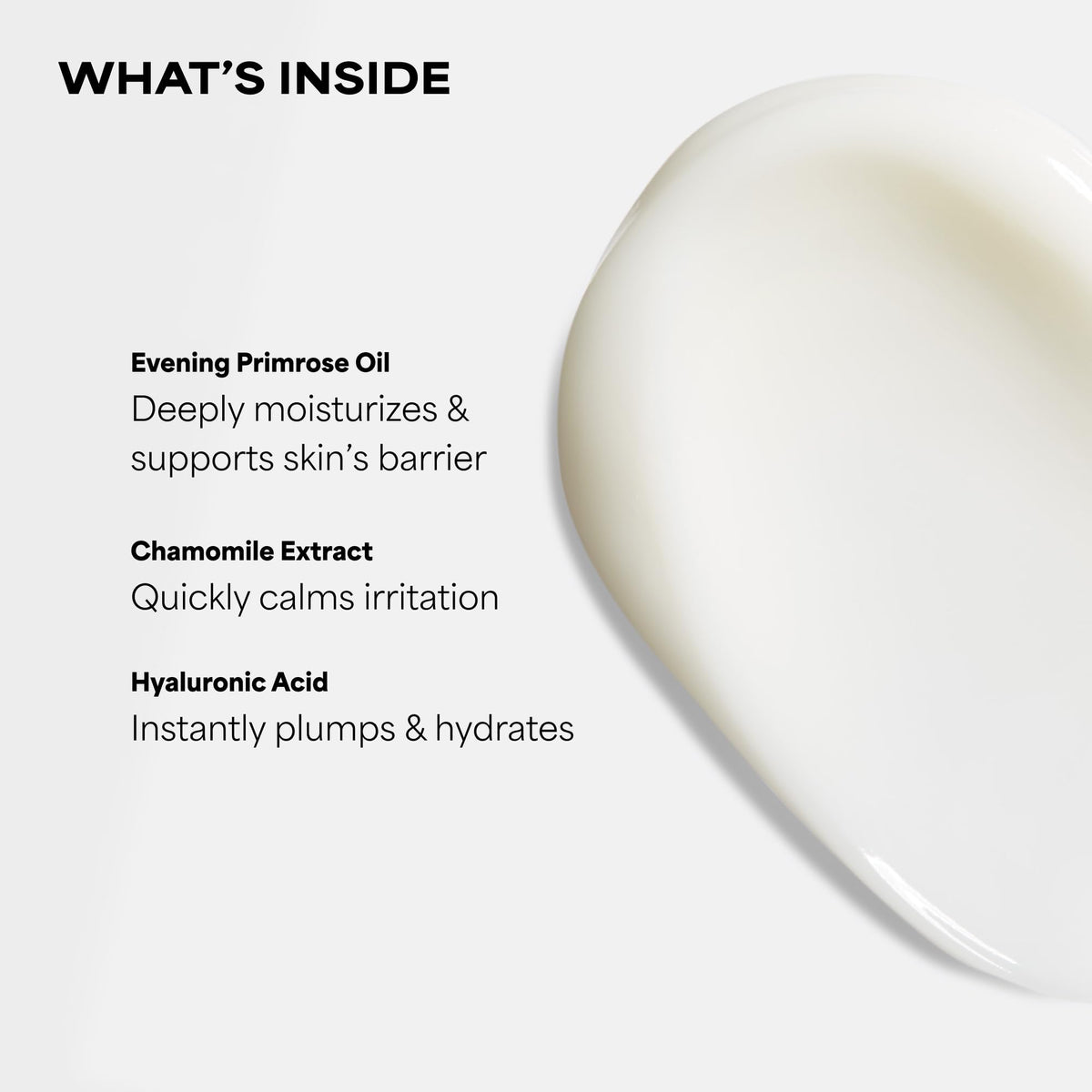 Paula's Choice cream texture close-up highlighting rich hydration