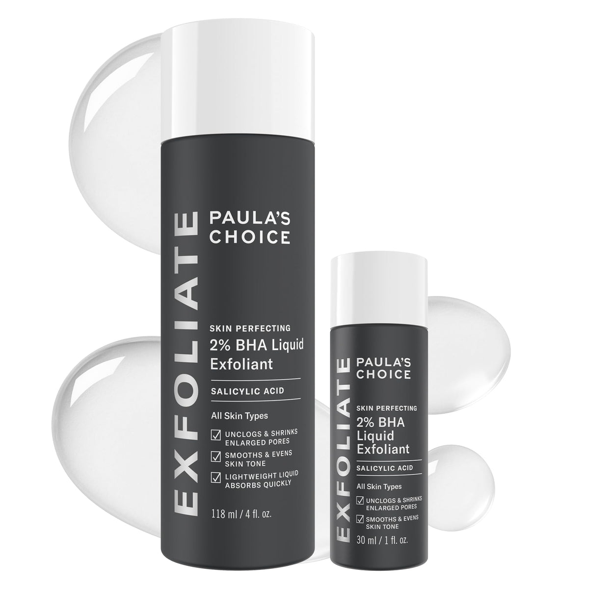 Paula's Choice front packaging showing bottle and brand for clear product ID and trust