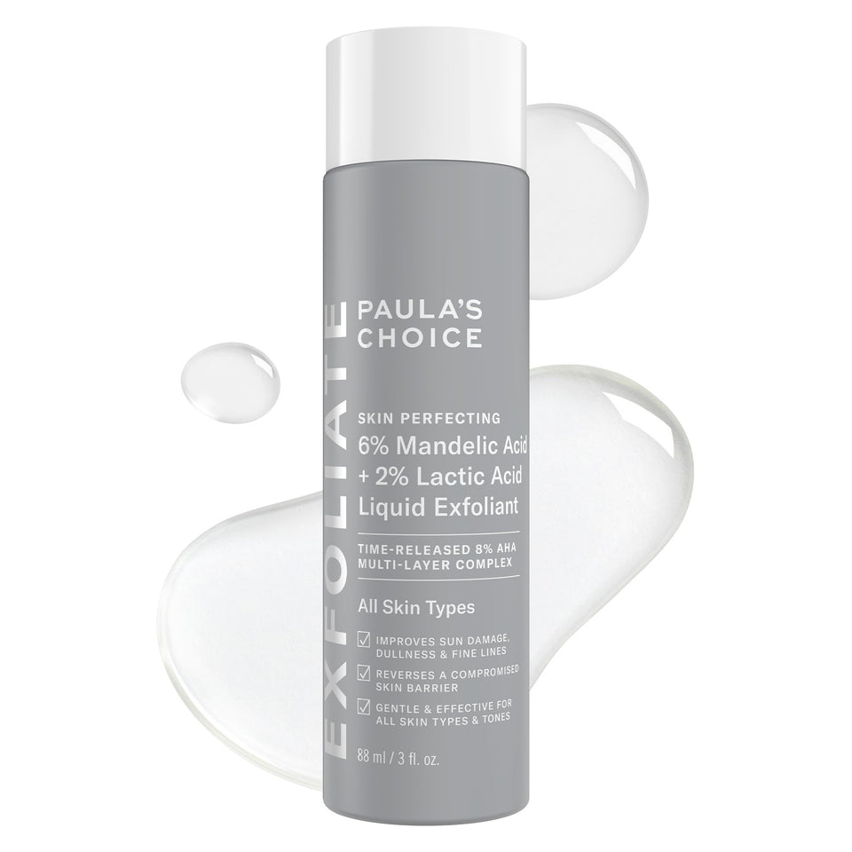 Paula's Choice front packaging showing exfoliant and benefits