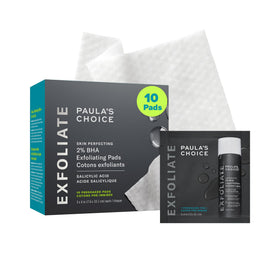 Paula's Choice front packaging showing travel-ready pads and benefits