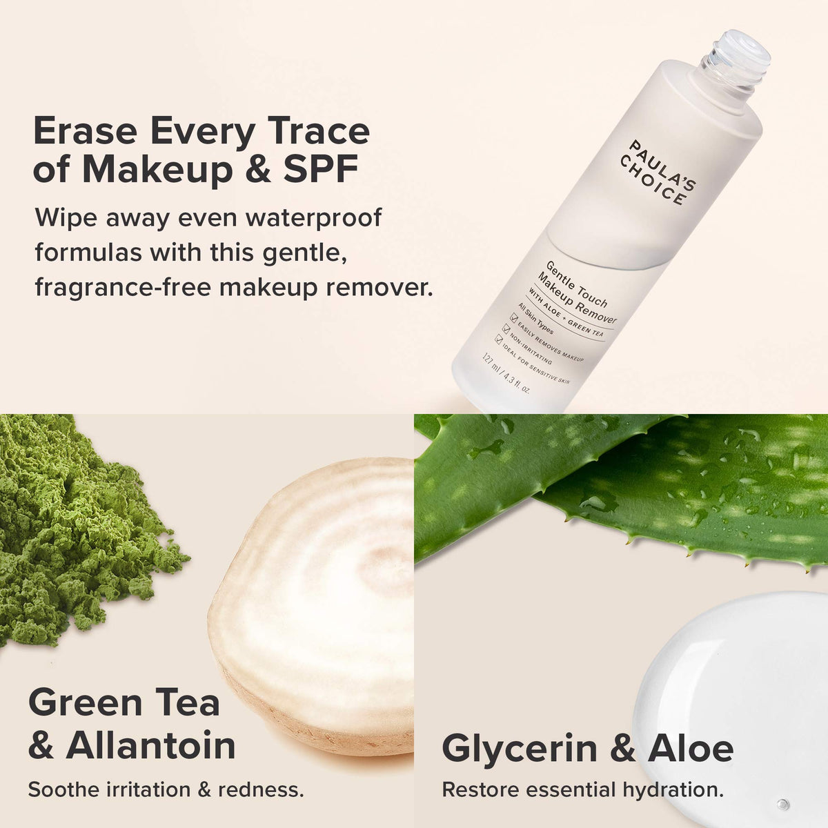Paula's Choice in-use removing waterproof mascara gently and effectively