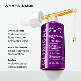 Paula's Choice label close-up showing active ingredients and transparency benefit