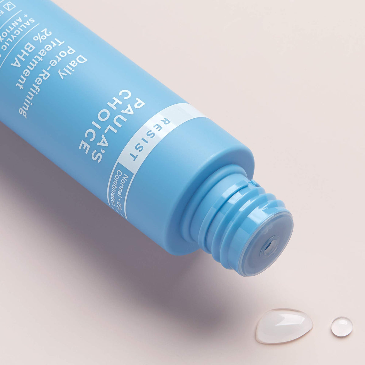 Paula's Choice close-up of liquid texture highlighting lightweight finish
