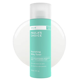 Paula's Choice front packaging showing cleanser-friendly milky toner benefit