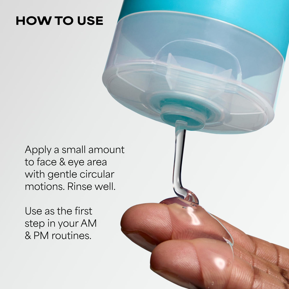 Paula's Choice droplet on hand demonstrating product consistency and controlled application benefit