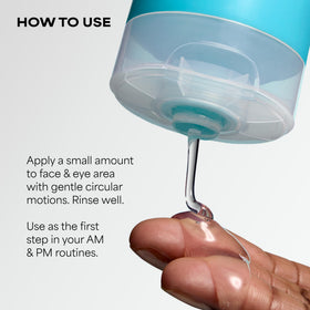 Paula's Choice droplet on hand demonstrating product consistency and controlled application benefit