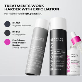 Paula's Choice pouring serum into palm showing lightweight absorbent benefit