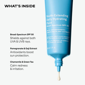 Paula's Choice texture swirl of fluid illustrating sheer, non-greasy finish