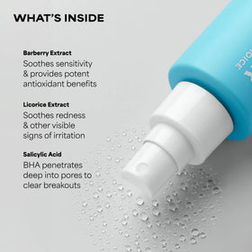 Paula's Choice spray nozzle close-up demonstrating easy-angle application benefit