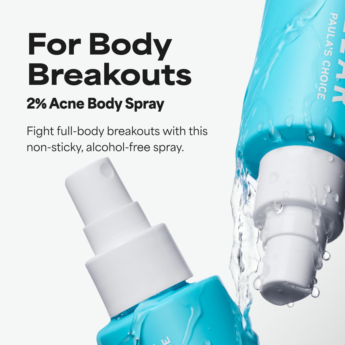 Paula's Choice bottle held in hand showing scale and travel-friendly 4 fl oz size