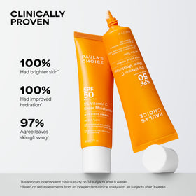 Paula's Choice sunscreen pump dispensed to show easy application benefit