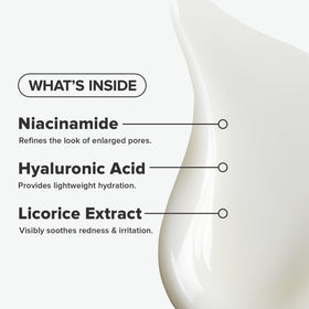 Paula's Choice texture close-up highlighting lightweight cream and fast absorption