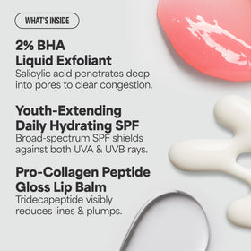 Paula's Choice trio set styled in travel bag for on-the-go protection