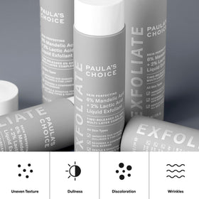 Paula's Choice paired with moisturizer and sunscreen for layered care