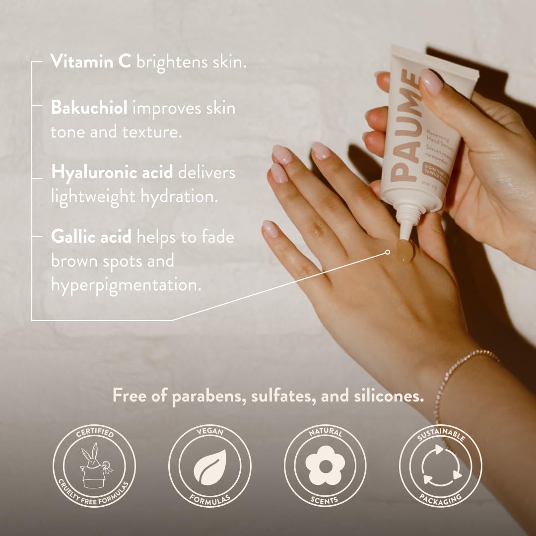 PAUME cream texture swirl demonstrating rich, fast-absorbing formula