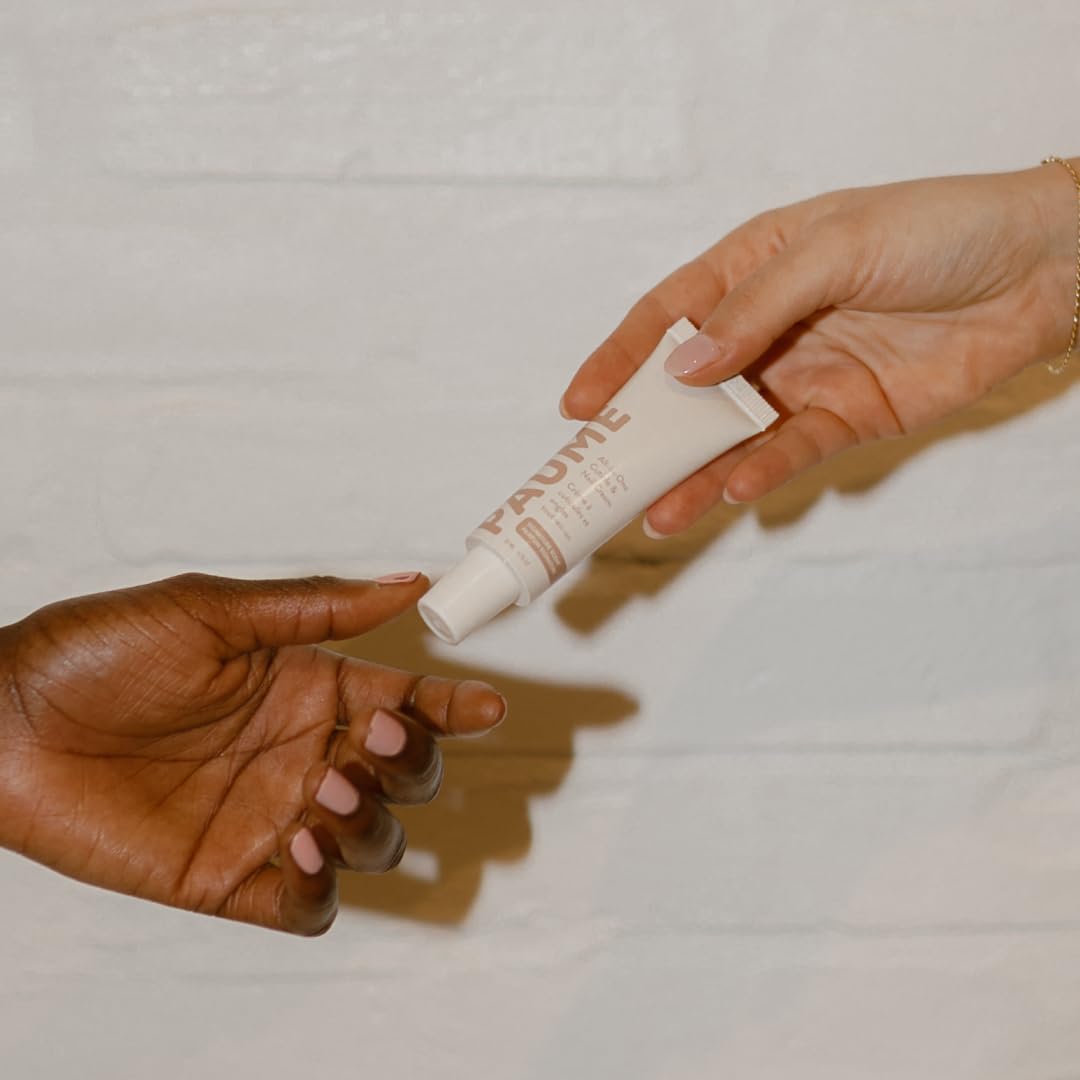 PAUME on bathroom counter as part of a simple nail-care routine